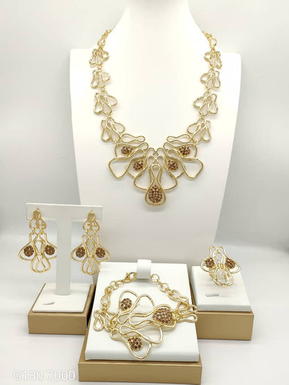 Jewelry Set Fashion Jewelry 24K Set Gold Sets For Women Bridal